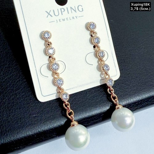 Сережки Xuping18К 20382 (5см)